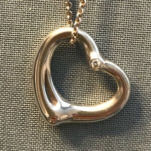 Tiffany & Co Elsa Peretti Open Heart Pendant